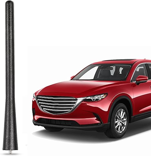 Anina Mástil de antena de coche de 7 pulgadas para Mazda 3, 5, 6, CX-7 2004-2012 - Antena de goma de radio AM/FM - A prueba de lavado de autos