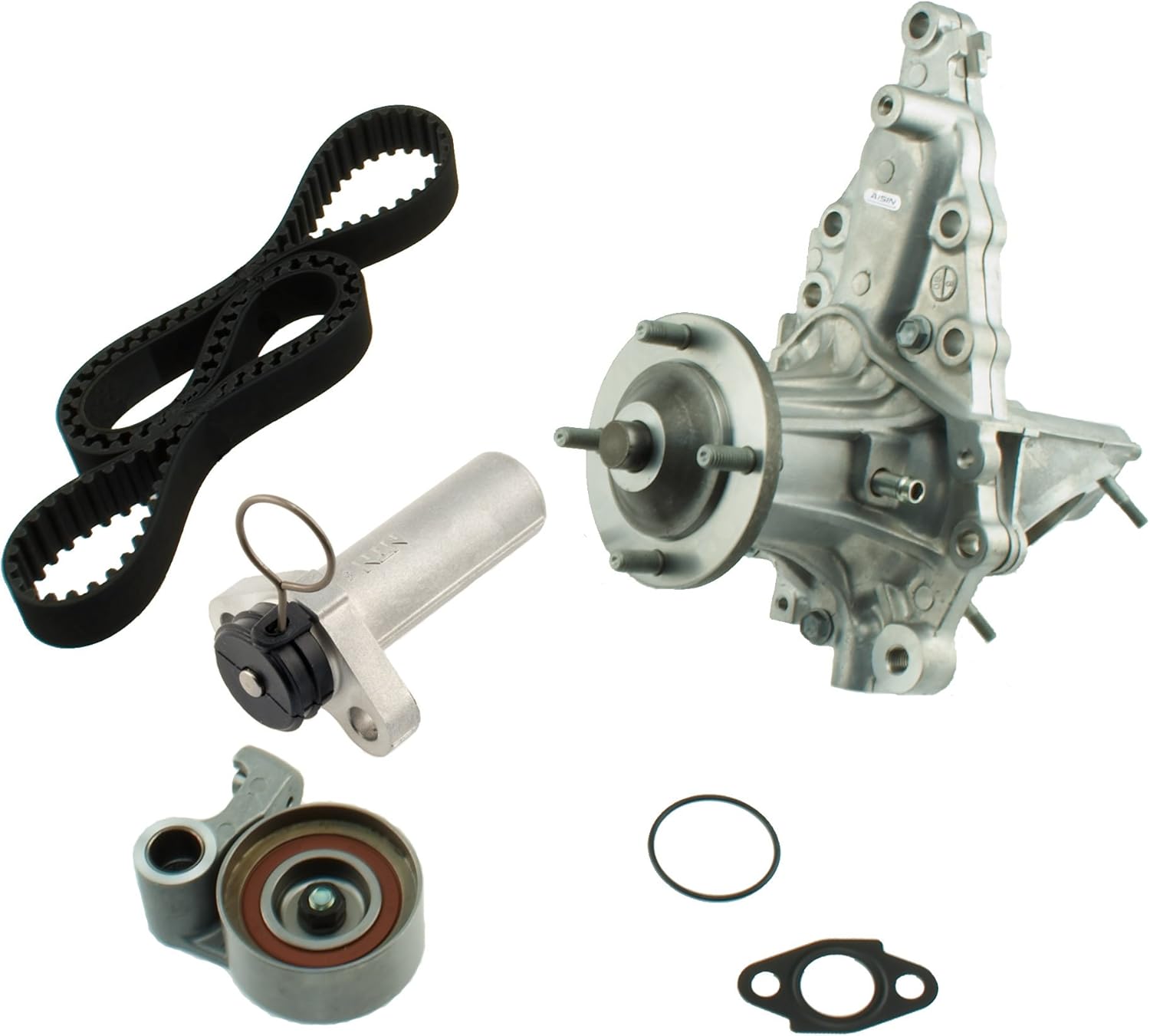 Aisin TKT019 Engine Timing Belt Kit with New Water Pump Timing Belt Kits