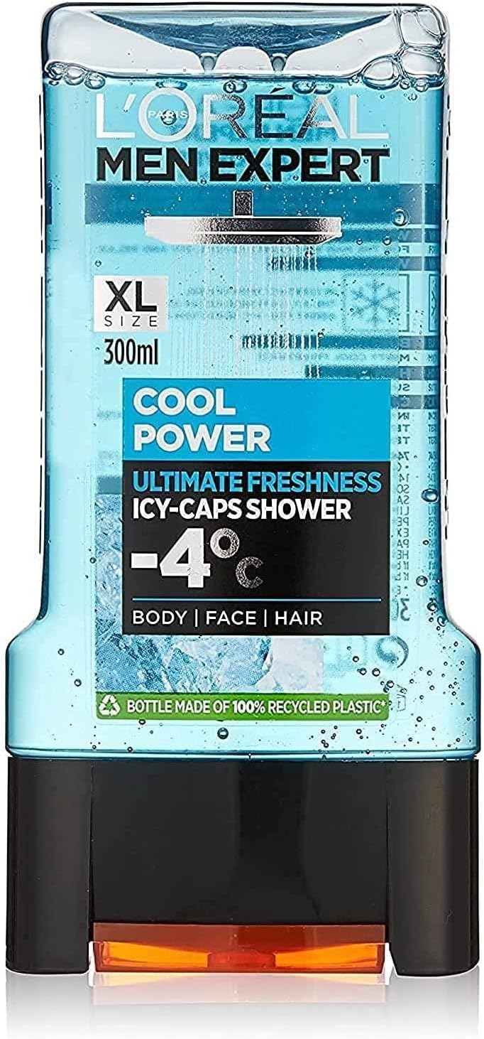 L’Oréal Paris Loreal Men Shower Gel Cool Power, 300 ml