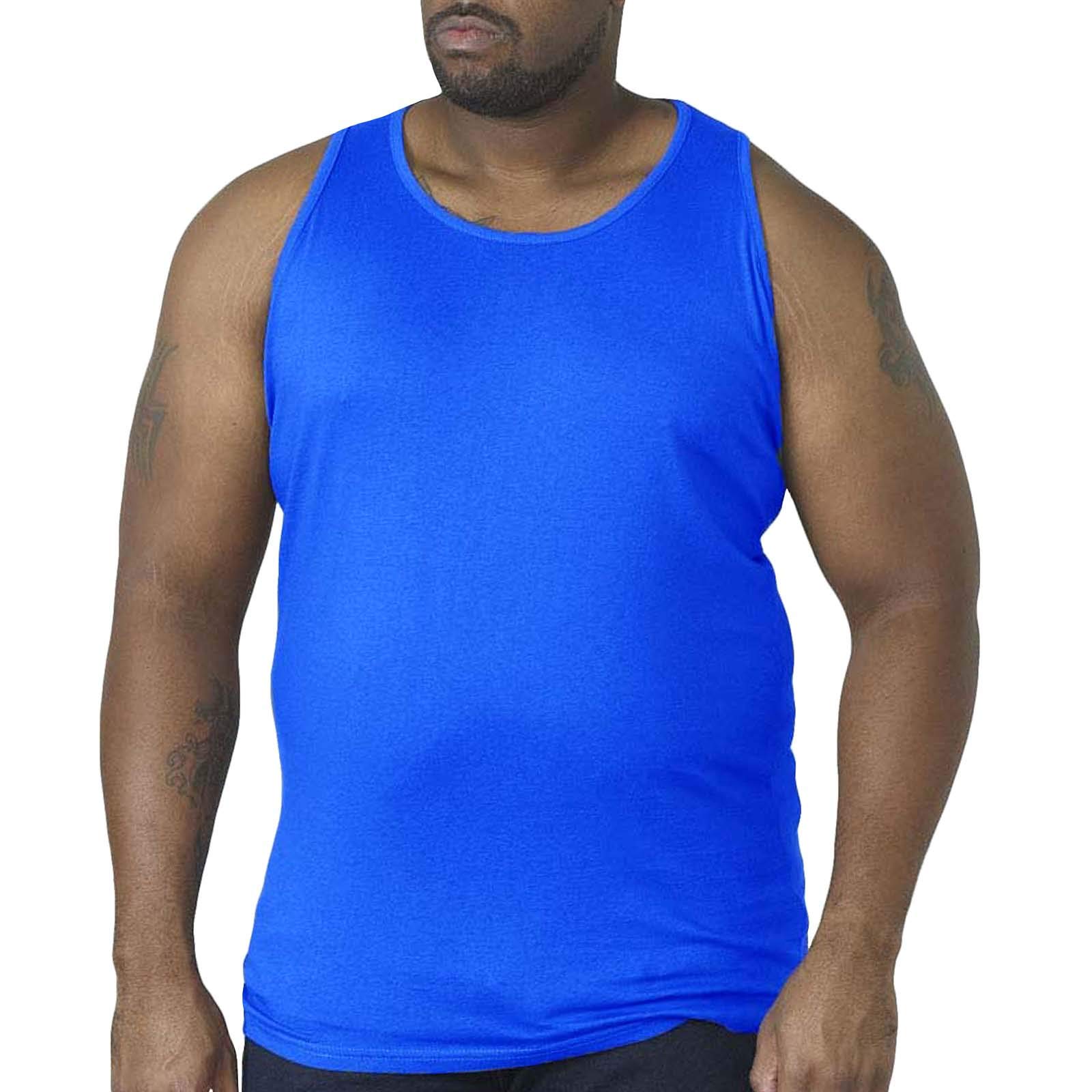 D555 Fabio-Blue Muscle Vest-4XL