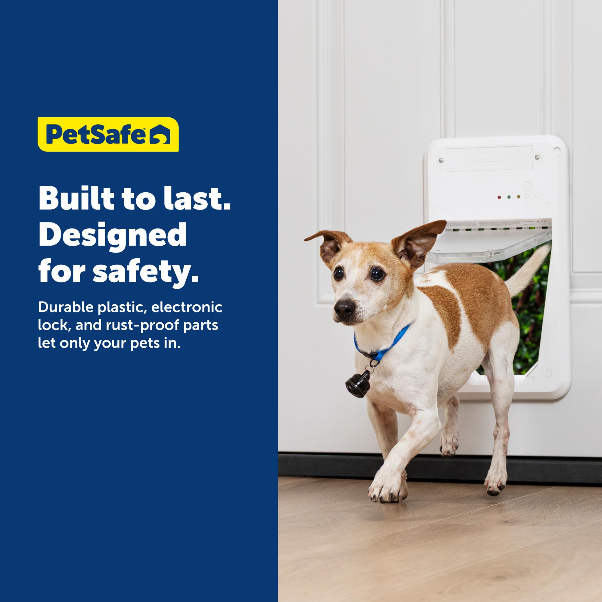 PetSafe electrónico smartdoor, automático Puerta de Perro y Gato, Collar Activado con smartkey, pequeño o Grande