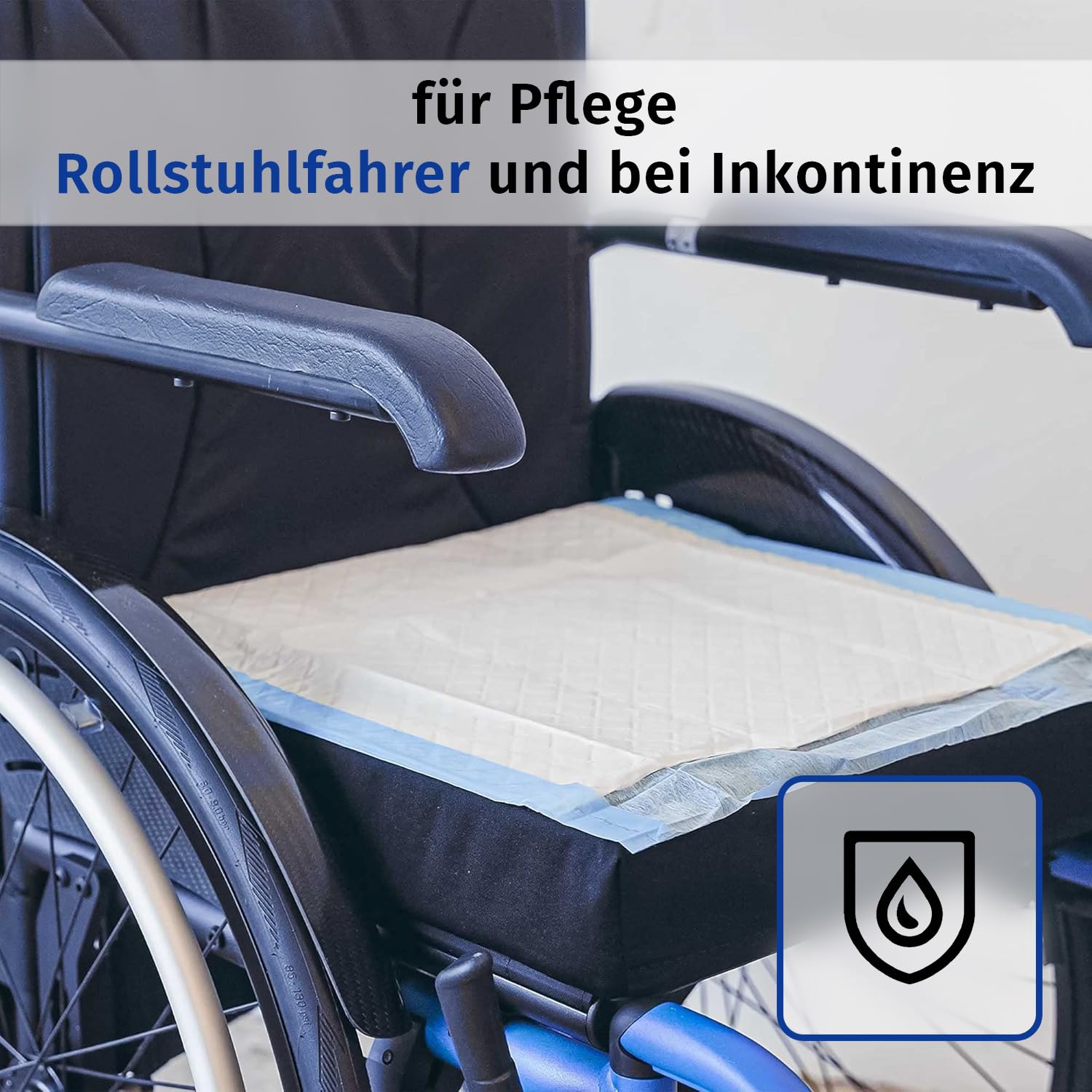 Sofex Inkontinenzunterlagen Einweg 60x90 cm – 100 Stück, 5-lagig – Krankenunterlagen 60x90, Inkontinenz Bettunterlage, Unterlagen Bett Inkontinenz, Wickelunterlage, Saugstark, und Rutschfest