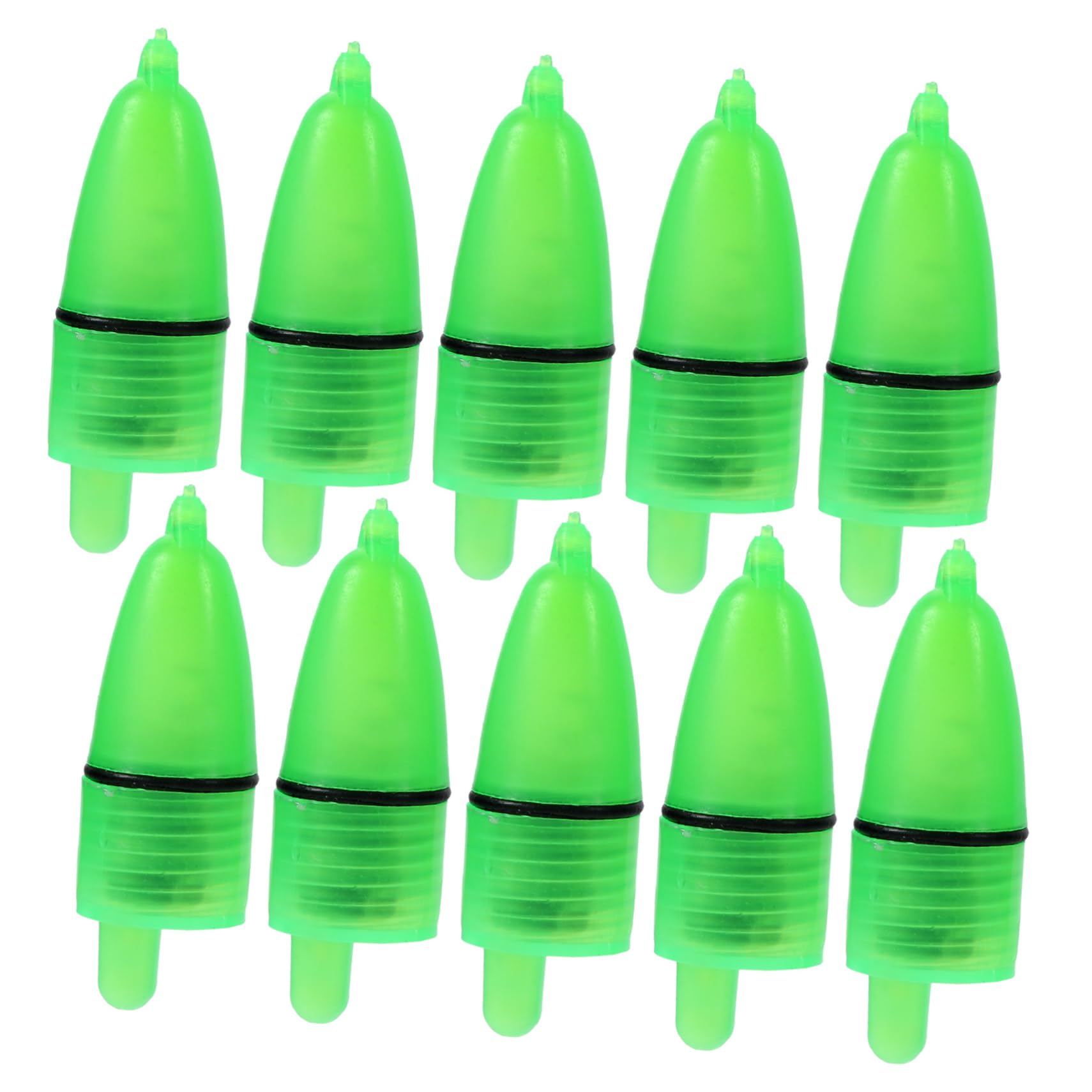 ifundom 20pcs Luminous Fishing Light LED Bite Alarm for Night Fishing Clip Design High Brightness Up to Hours Use Accessory