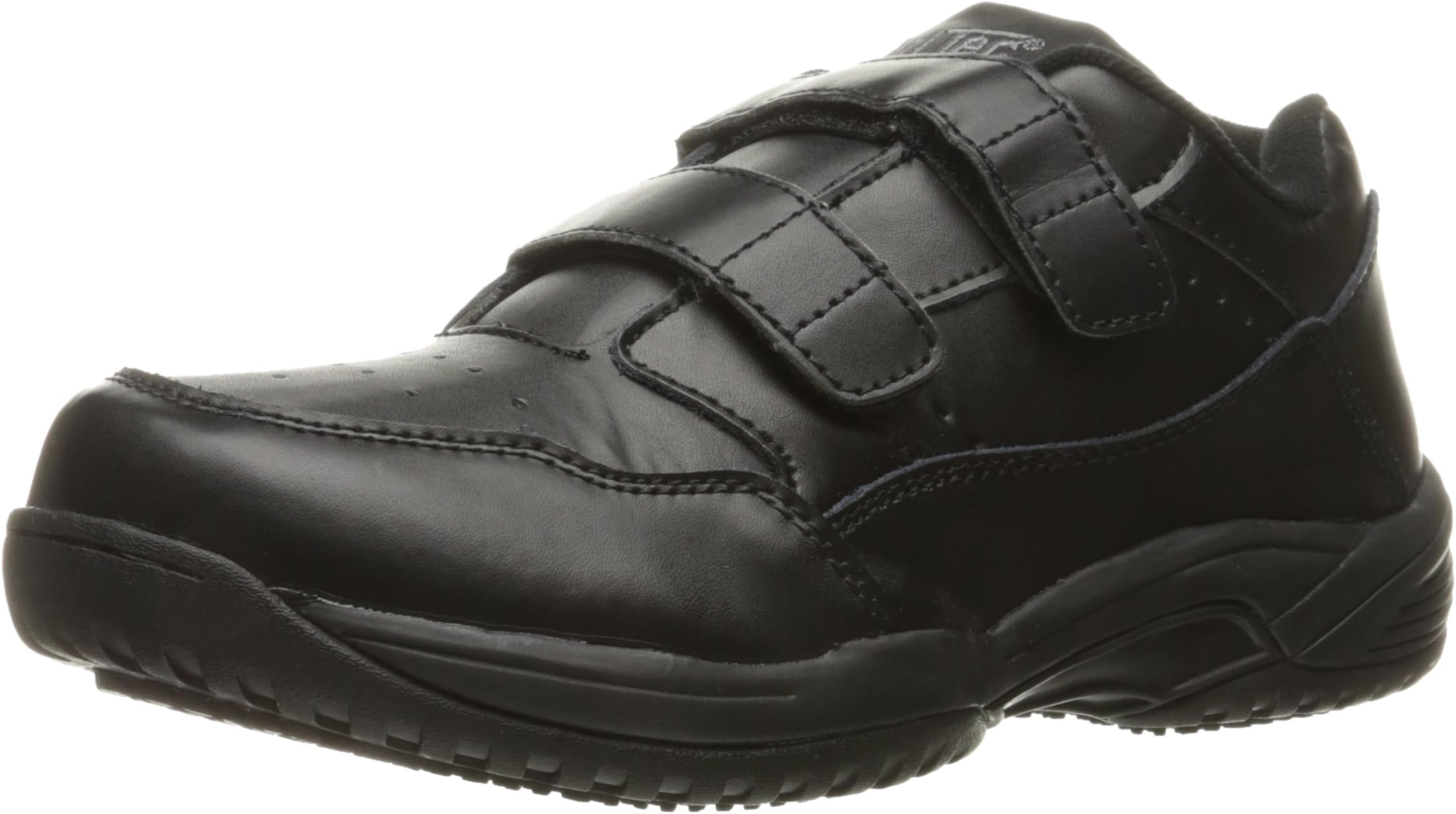Ad TecMen's 9635 Uniform Athletic Velcro Black Work Shoe