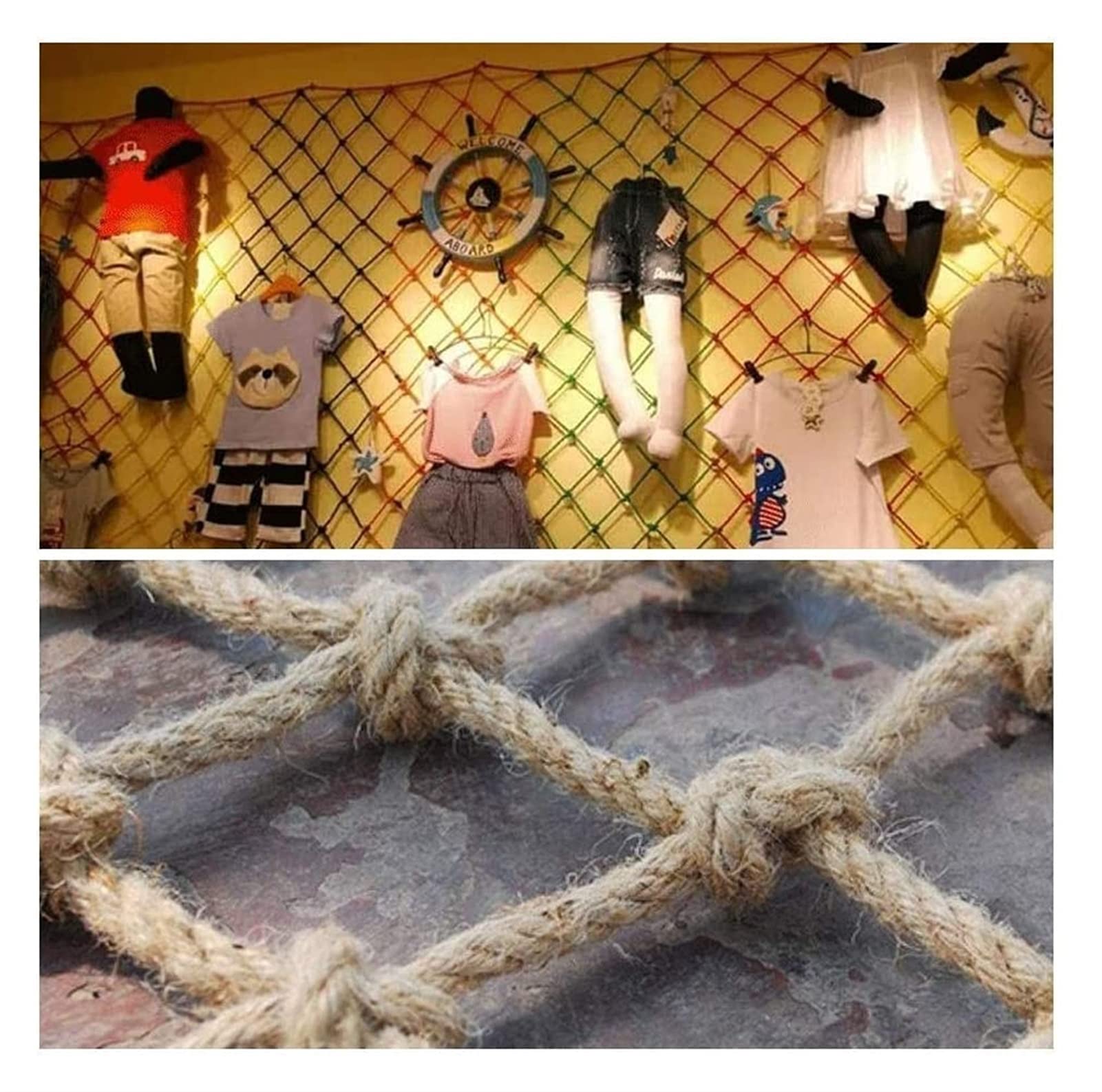 Buy Lanrui rope netting Ceiling Decorative Net, Climbing Woven Rope