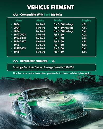 Miniatura 3 de SCITOO Pinza de freno delantera derecha con soporte 18B4826 compatible para Jeep para Grand Cherokee 1999-2004