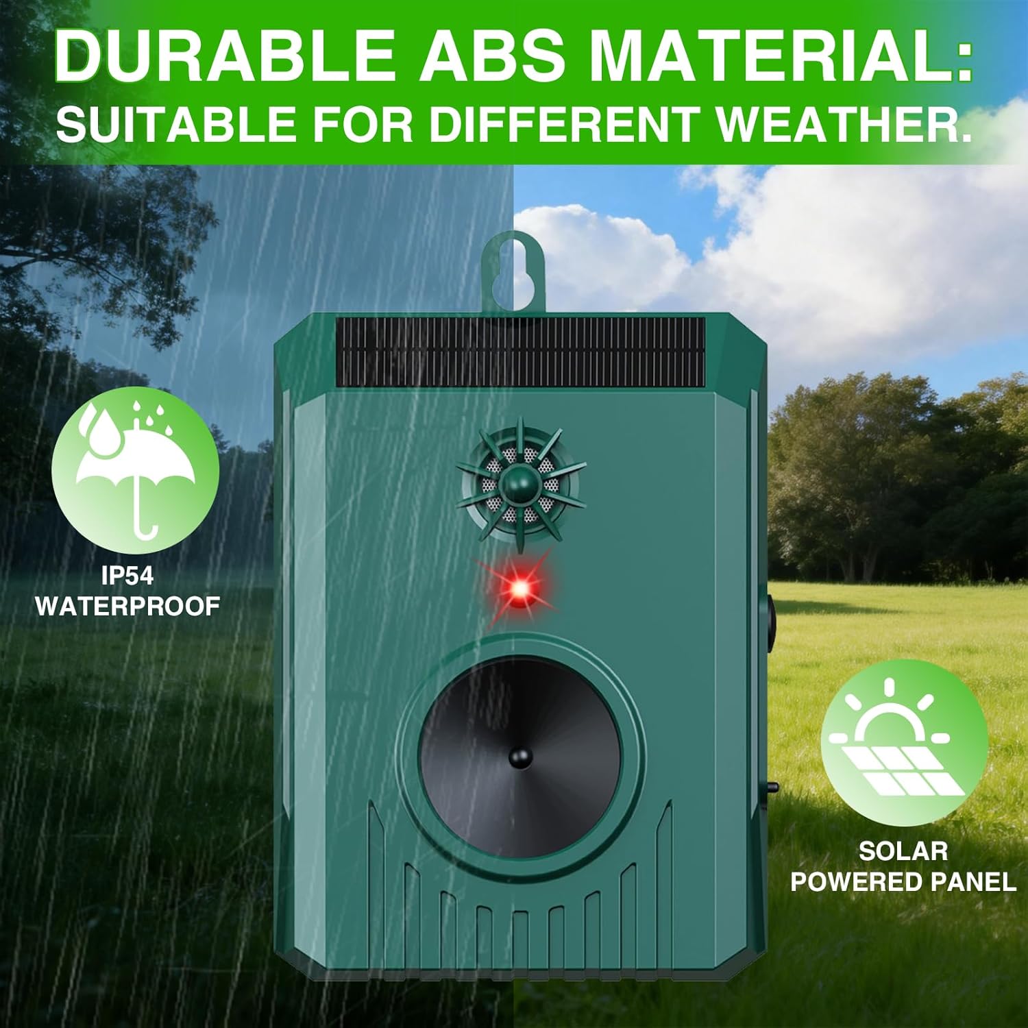 Ultrasonic Bird Repeller Outdoor Bird Deterrents for Outside