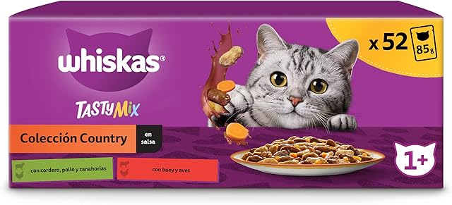 Whiskas Mokre jedzenie dla kotów Kolekcja Country w sosie 13x4x85g