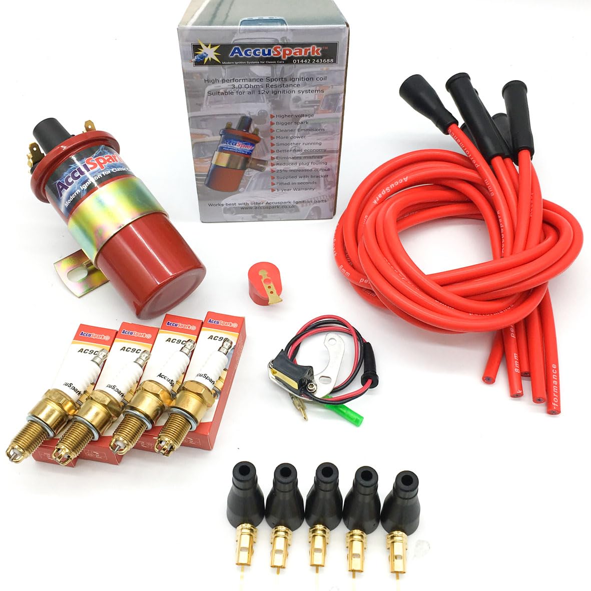 Elektronischer Zündverteiler SHLPDFM – Ersatz Für Lucas 45D-Verteiler, Passend Für Austin, Hillman, MG, Morris & Mehr Zündverteiler A-Serie