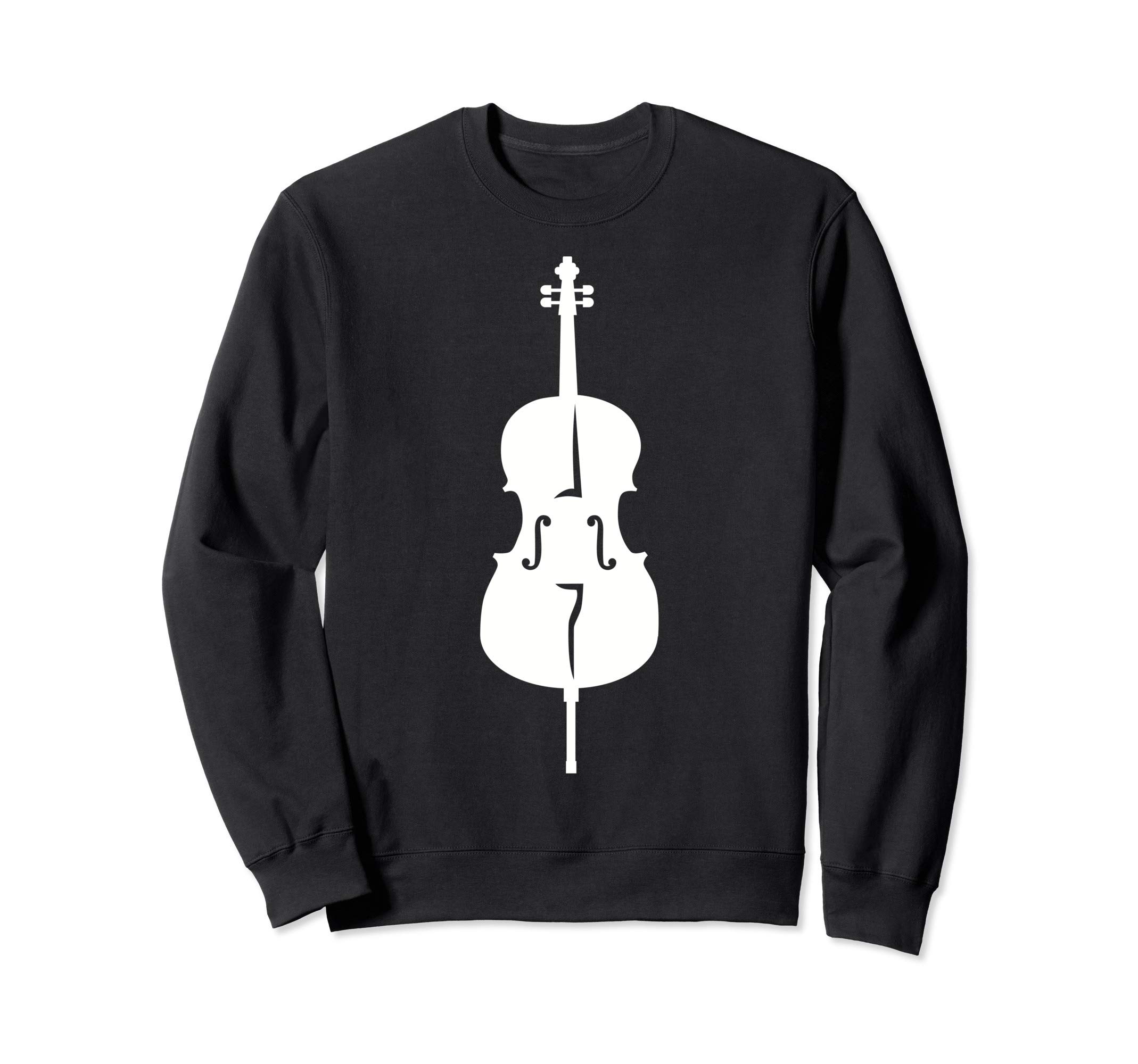 Cello instrument Sweatshirt, Black