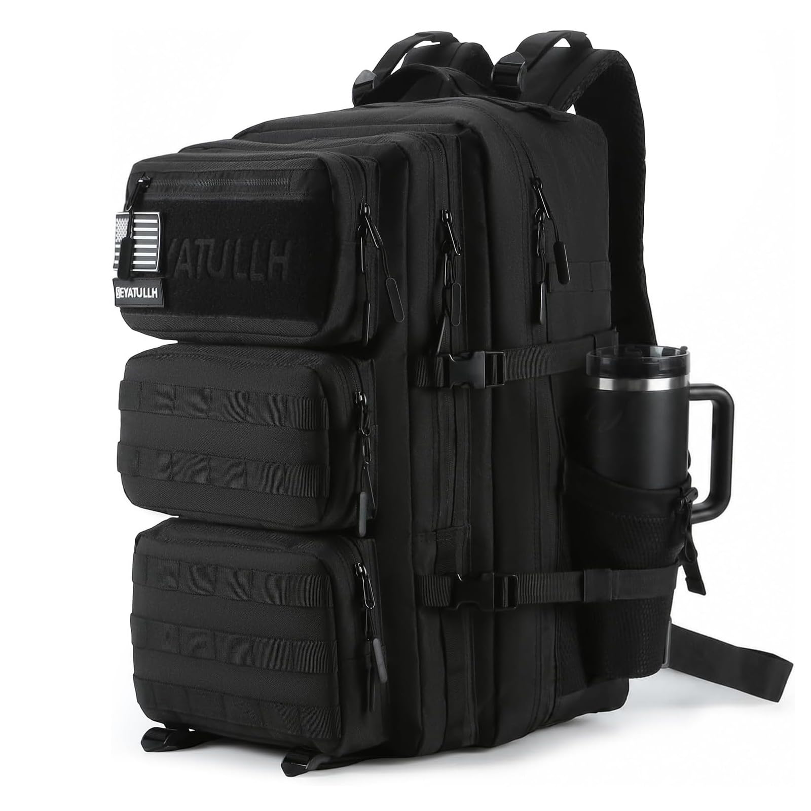 Mochila Táctica Militar 55L Molle para Hombre Mujer, Mochila de Senderismo | Gran capacidad,Resistente y duradera,sistema Molle amplio,cómoda correa ajustable,ideal para camping y entrenamiento