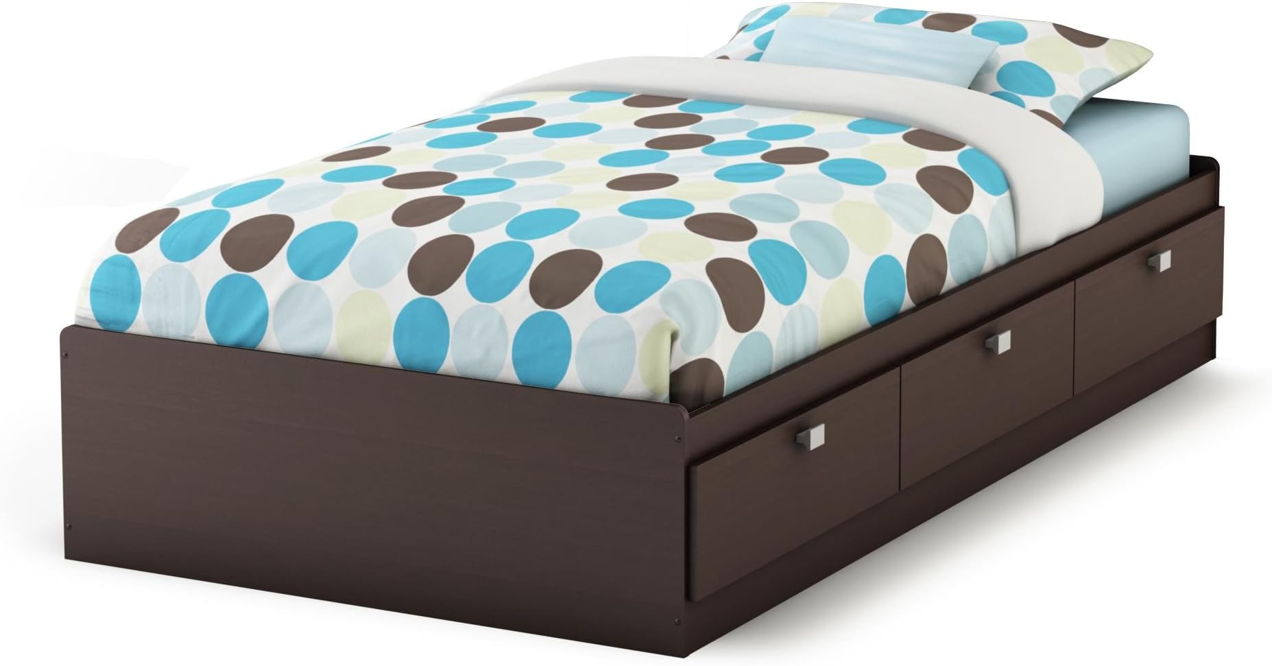 South Shore Furniture, Cakao Collection, Twin Mates Bed 39",
