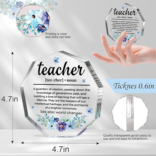 Miniatura 3 de Regalos para profesores del día de San Valentín para mujeres, regalos de agradecimiento para el mejor profesor, regalo de regreso a clases, regalo