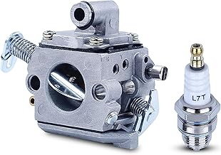Carburettor for STIHL MS 170, MS 180, 017, 018 Chainsaw, ADEFOL Carburettor with Spark Plug Replacement Parts MS170 and MS180 Chainsaw Accessories Carburetor OEM Part Number 0000 350 3502