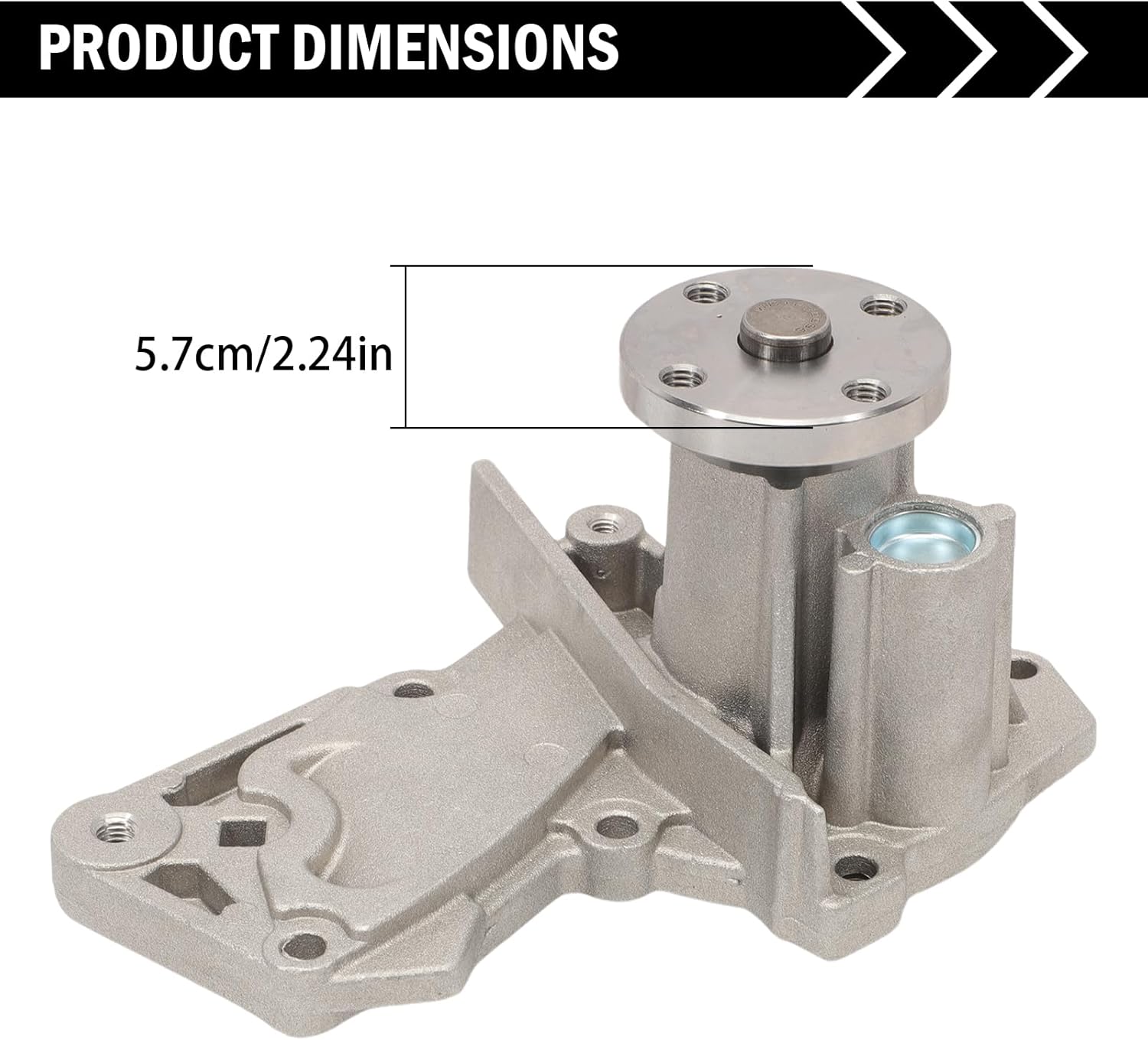 Engine Timing Belt Kit with Water Pump Compatible with Escape 2013-2016, Fiesta 2011-2019, Fusion 2013-2014, Transit Connect 2014-2016, 1.6L L4#Replace BE8Z-6268-C BE8Z-6K254-A