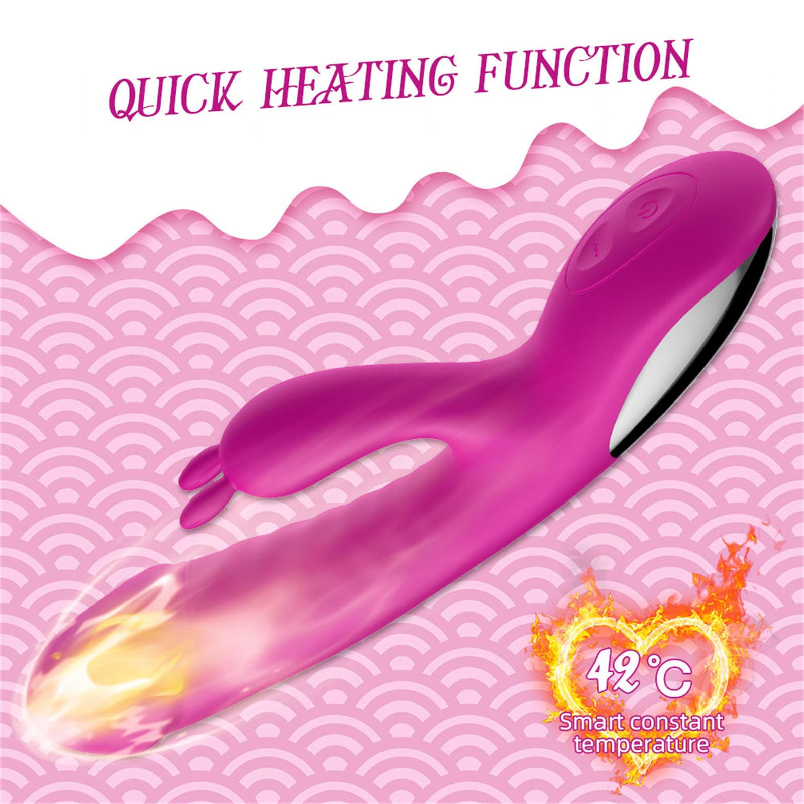 Vibratore G Spot Erotica Dildo Stimolatore Clitorideo Vibratore Massaggio punto G Dildo Vibratori Clitoride Stimolazione Del Punto G,Rosered