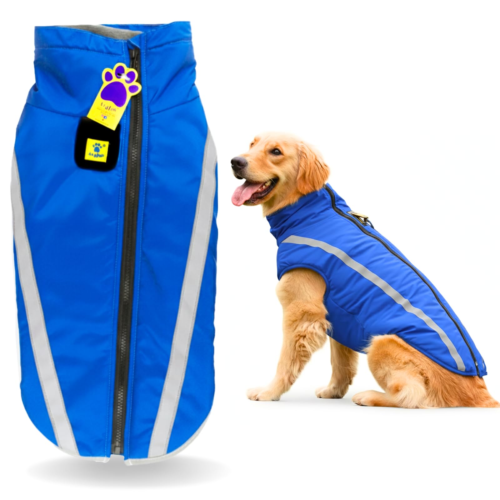 A+a Pets' Luxurious Rain & Wind' Winter Jacket for Dogs