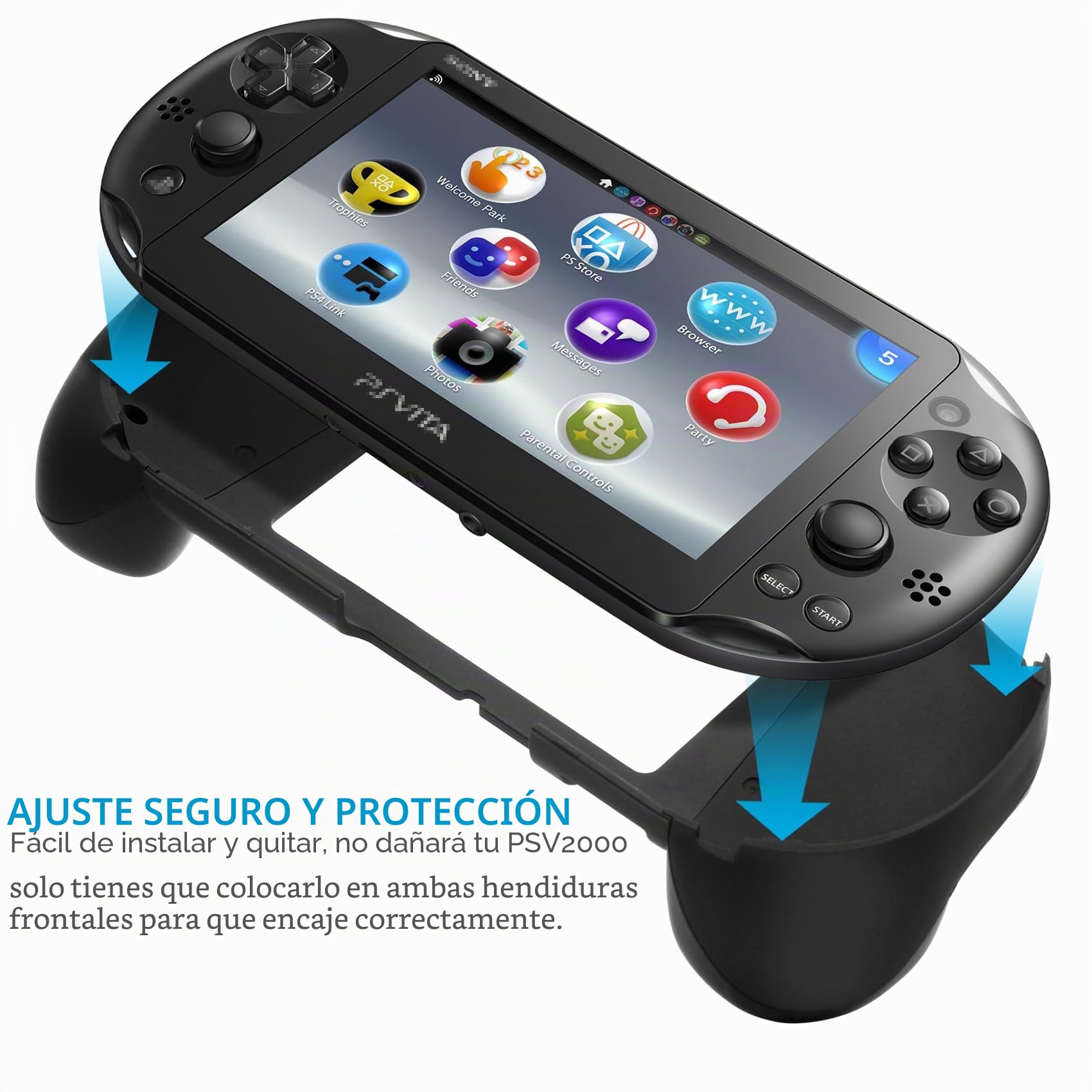 JOLANCO - Funda Protectora para Sony PlayStation PS Vita 2000 PSV 2000