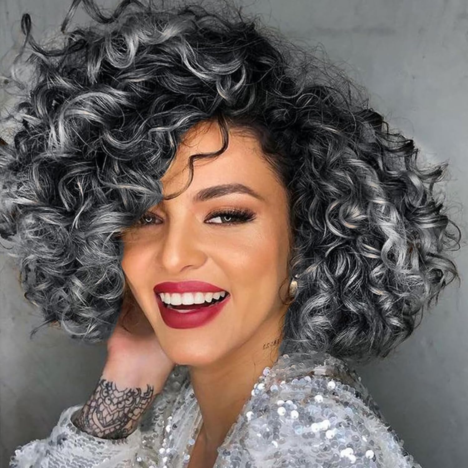 Mscat Gogo Curl Crochet Hair 10 Inch 8 Packs Ocean Wave Crochet Hair Pre Looped Deep Twist Goddess Box Braids Short Curly Water Wave Synthetic Braiding Hair for Women Girl Kids(8 Packs