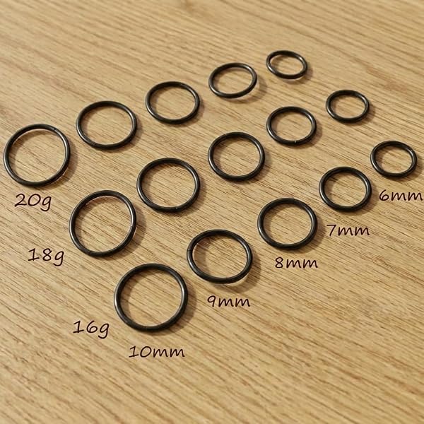 Longita 18G Hinged Clicker Segment Nariz Aros Anillos Acero Inoxidable Hombre Mujer Septum Labio Oreja Tragus Cartilage Helix Conch Piercing Joyería 3 Piezas - 3