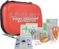 Vista 1 de Kit de bomba de senderismo portátil First Response - Kit de herramientas de seguridad para veneno de RCP - Kit de mordida de serpiente, kit