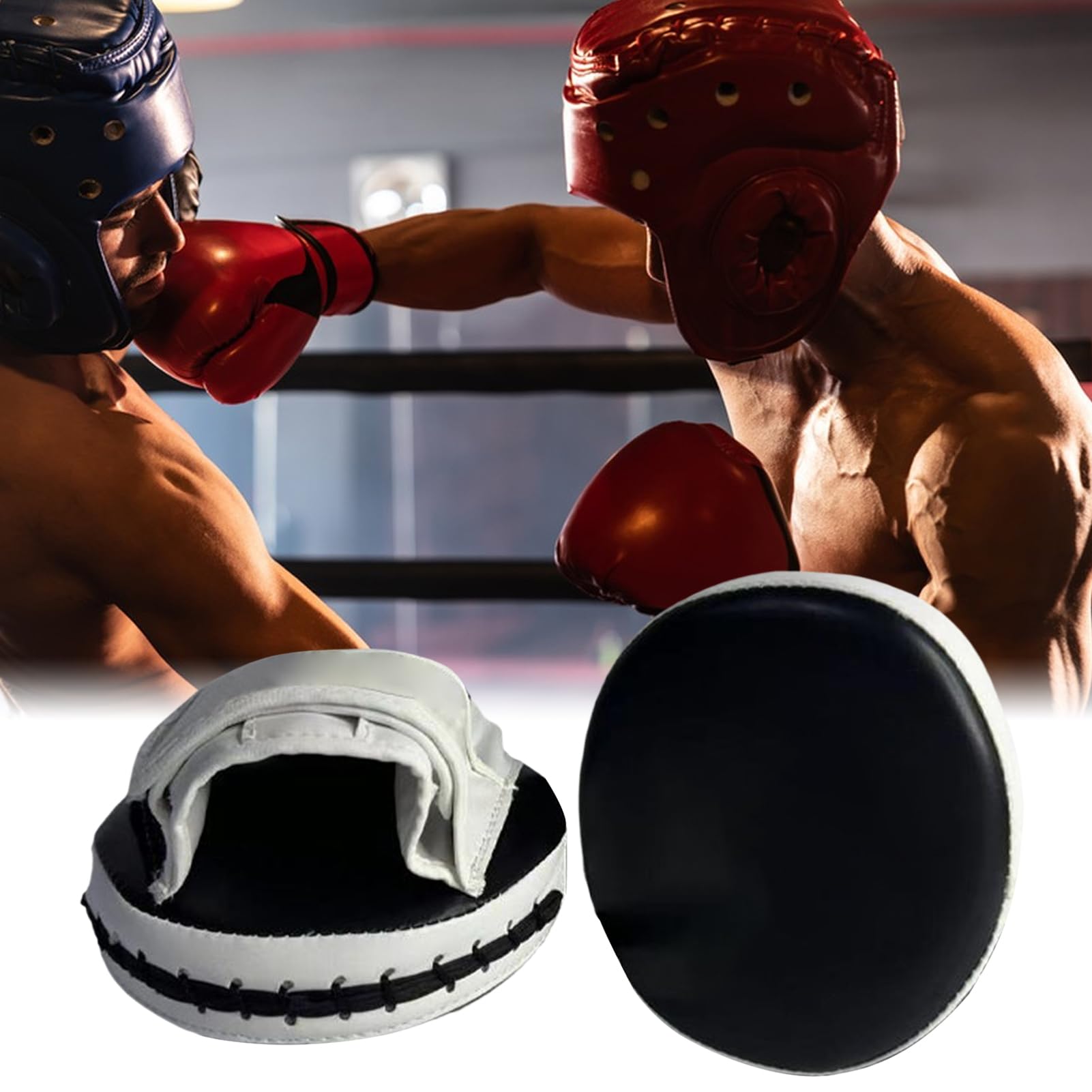 Guantoni da boxe – Shock Absorption Kickboxing Strike Shield, guanti da boxe durevoli per bambini, uomini e donne, perfetti per combattenti professionisti, appassionati di fitness, allenamento di arti