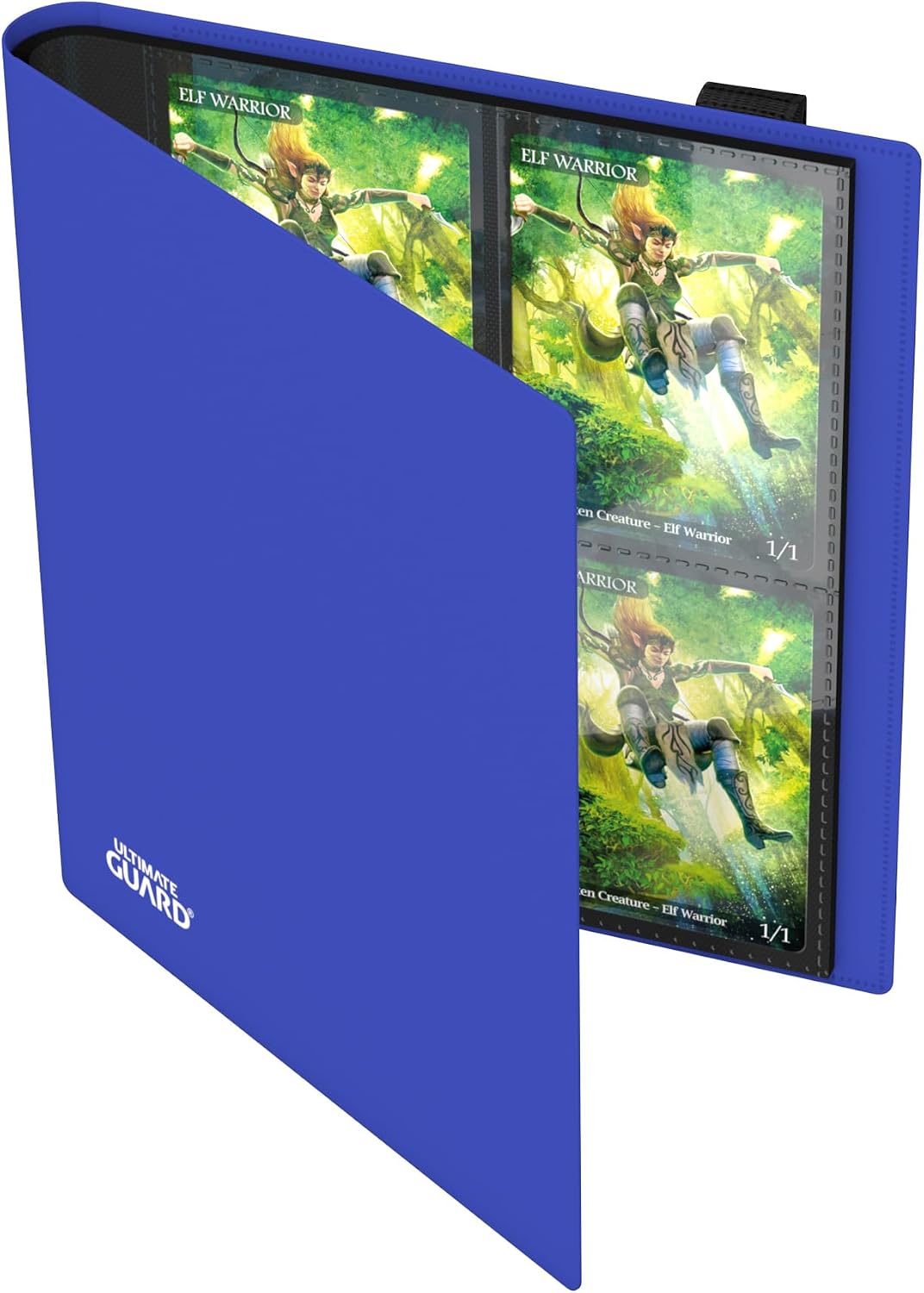 Ultimate Guard Flexxfolio | Trading Card Binder with 4 Side-Loading Pockets per Page | Up to 160 Cards | Blue, Sturdy Card Collection Album designed for Double-Sleeved TCG Cards