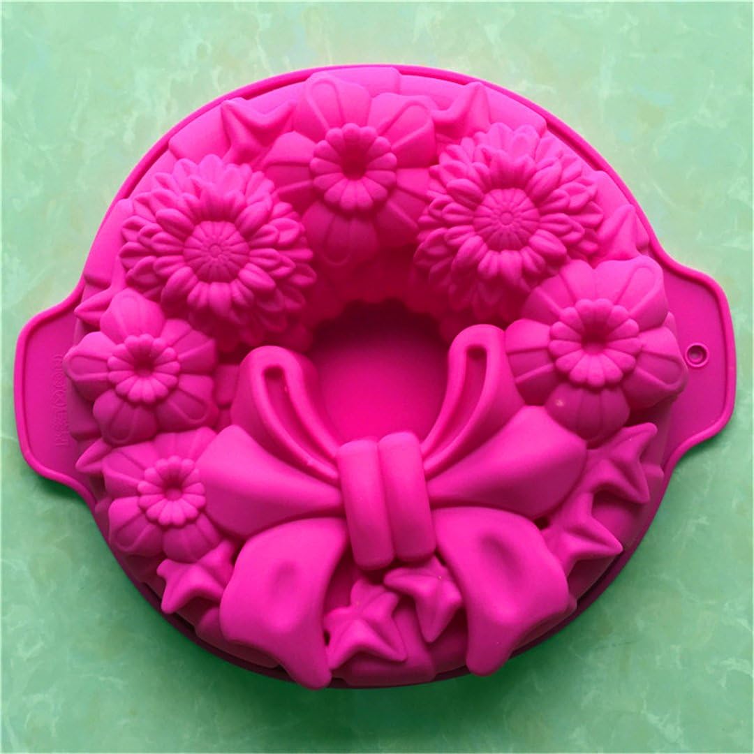 11.5'' Bow Tie Flower Cake Silicone Baking s Party