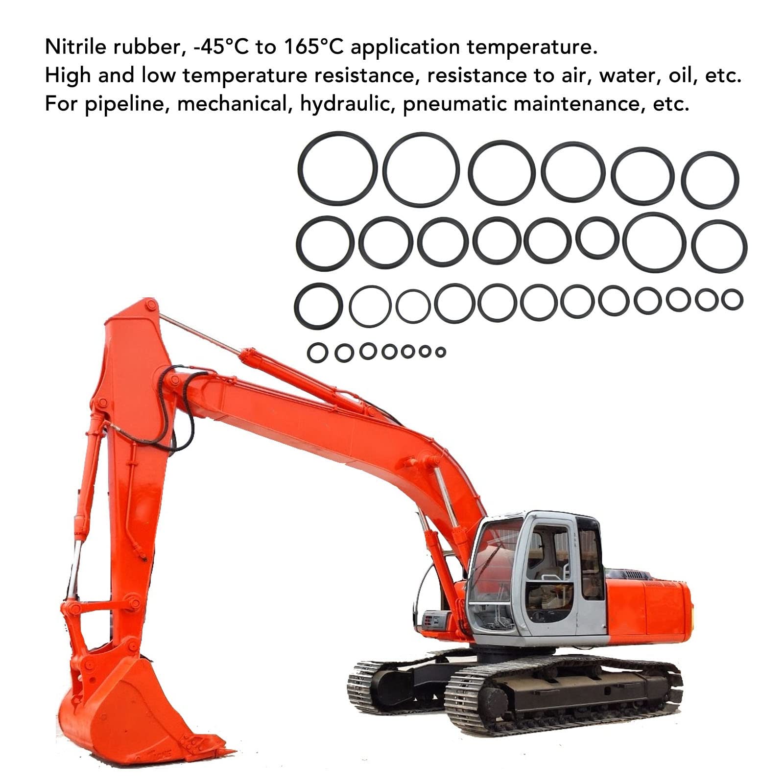 Kit de sellado del de aire acondicionado, Arandelas de junta de sellado, Juego surtido de juntas tóricas de 383 piezas Kit de sellado del de aire acondicionado 4138938