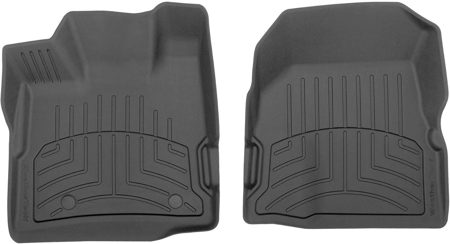 WeatherTech FloorLiner HP Custom Fit Floor Mats for Chevrolet Equinox, Terrain - 1st Row (443461IM), Black