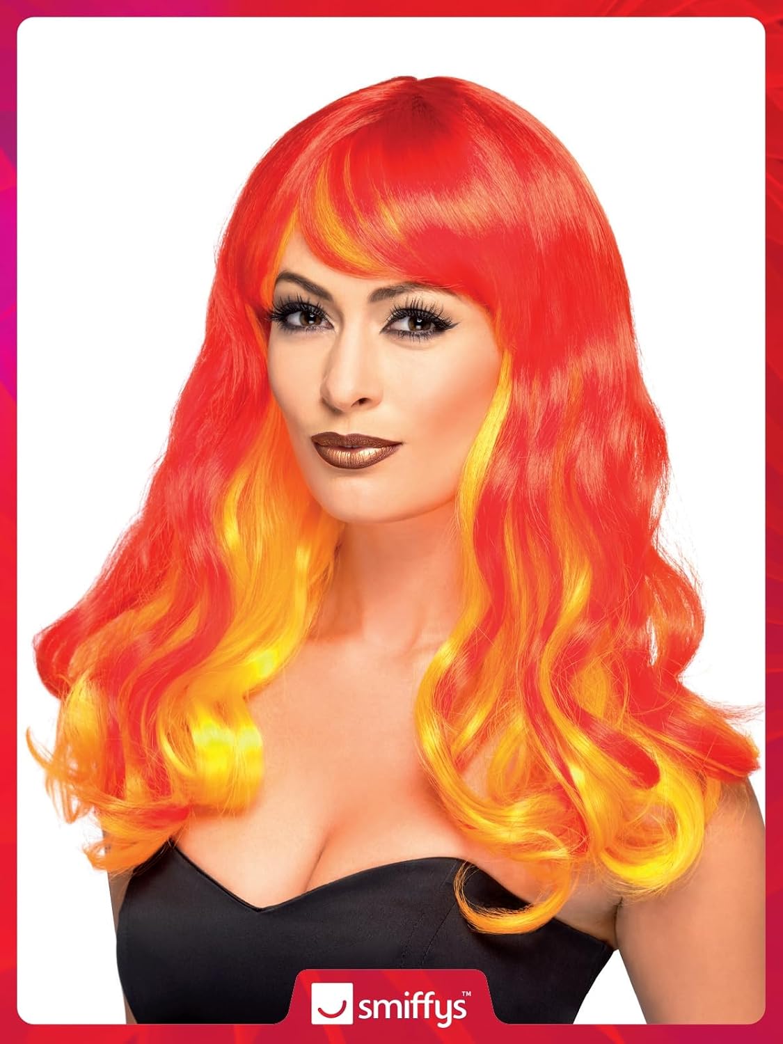 Smiffy's Women's Ombre Wig Midnight Siren