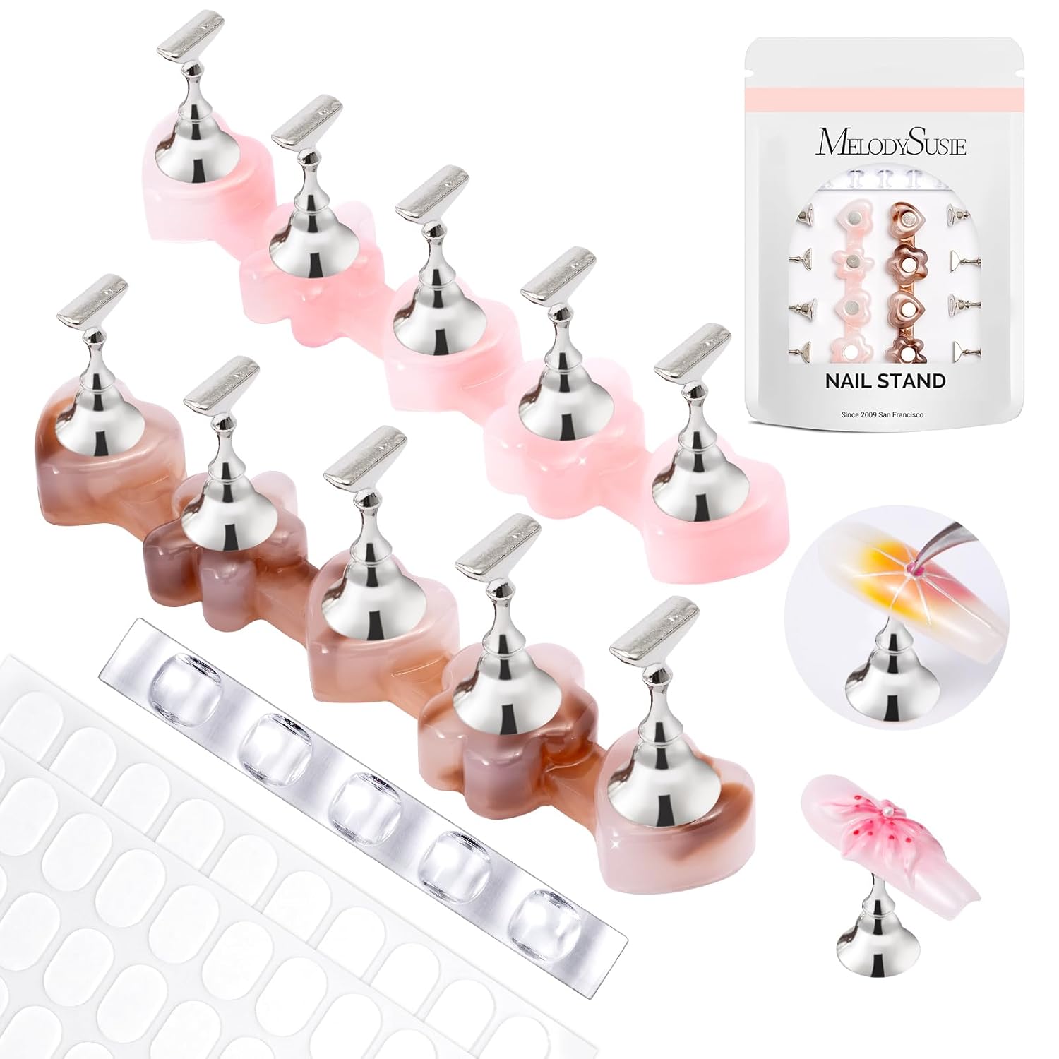 MelodySusie Nail Stand for Press Ons - DIY Salon Display