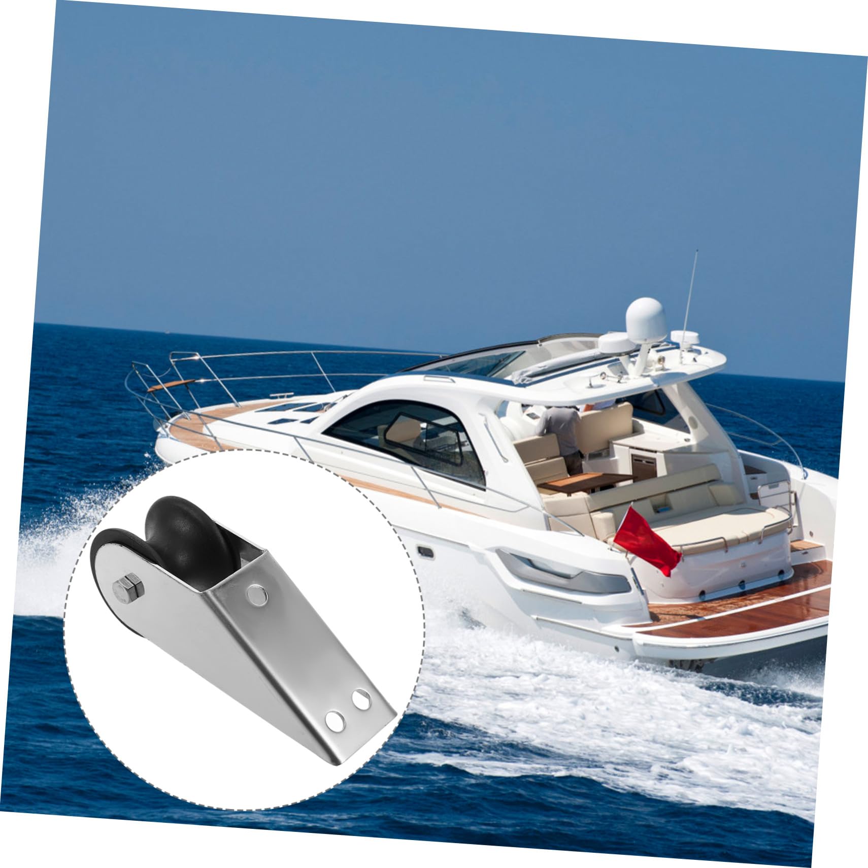 Support D'ancre Accessoire Marin et Design Gain de Place en Acier Inoxydable Installation Facile pour Bateau pour Yacht et Navigation