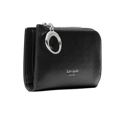 Kate Spade New York Halo Fine Grain Leather Small Slim Bifold Wallet Wallet Women