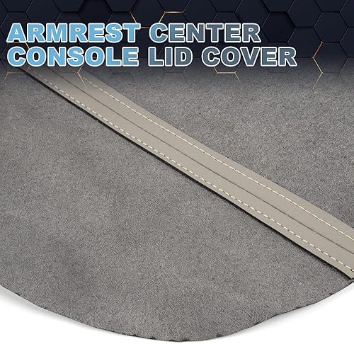 Miniatura 49 de PIT66 Tapa de consola central compatible con Hyundai Sonata 2015-2019, color gris