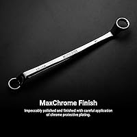 Vista 3 de Capri Tools Llave de extremo de caja doble de desplazamiento profundo de 75 grados de 1/2 x 9/16 pulgadas