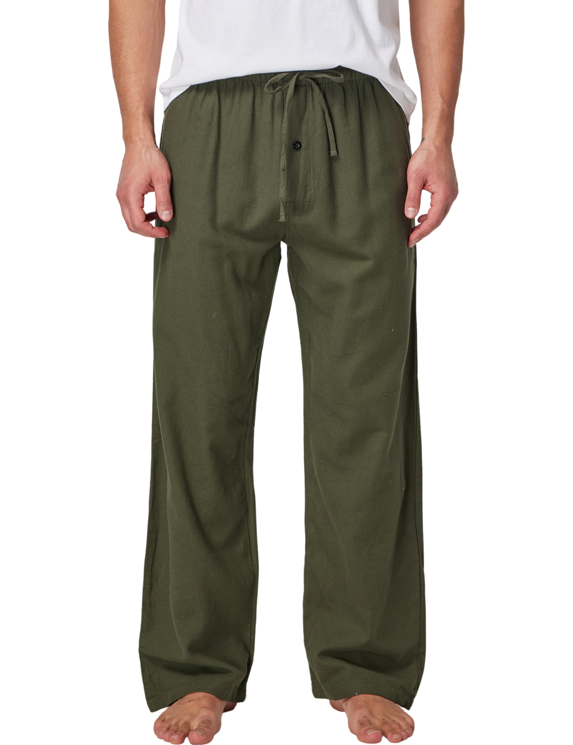 CYZ Men's 100% Cotton Super Soft Flannel Plaid Pajama Pants Acogedor Hombre