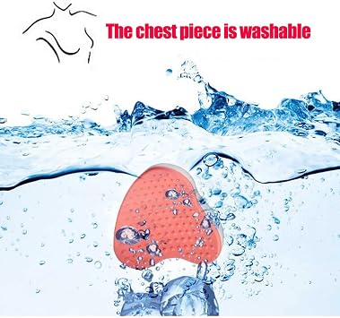 Breast Massage Heating Stimulator, Wireless Breast Massager, Invisible Electric Breast Massager with Hot Compress Function for Chest Enlargement Anti Sagging