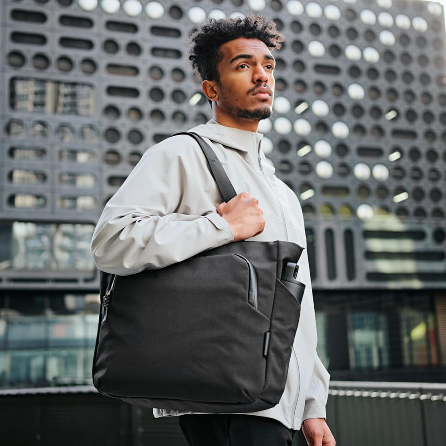 ALPAKA Bravo Tote Bag 14 L, Weatherproof 16 Inch Laptop Briefcase for Men & Women, Travel Tote with Adjustable Shoulder Strap - Image 3