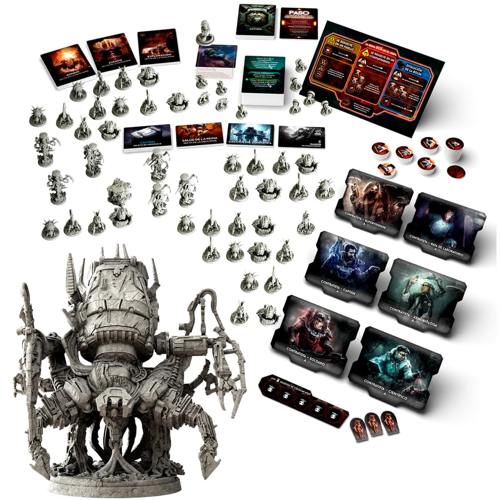 Awaken Realms Nemesis: Represalia Recompensas de la Campaña, Pack de 3 Expansiones con Miniaturas, Neocarne y Nuevos Personajes, A Partir de 14 Años, De 1 a 5 Jugadores, 120 Minutos, Español