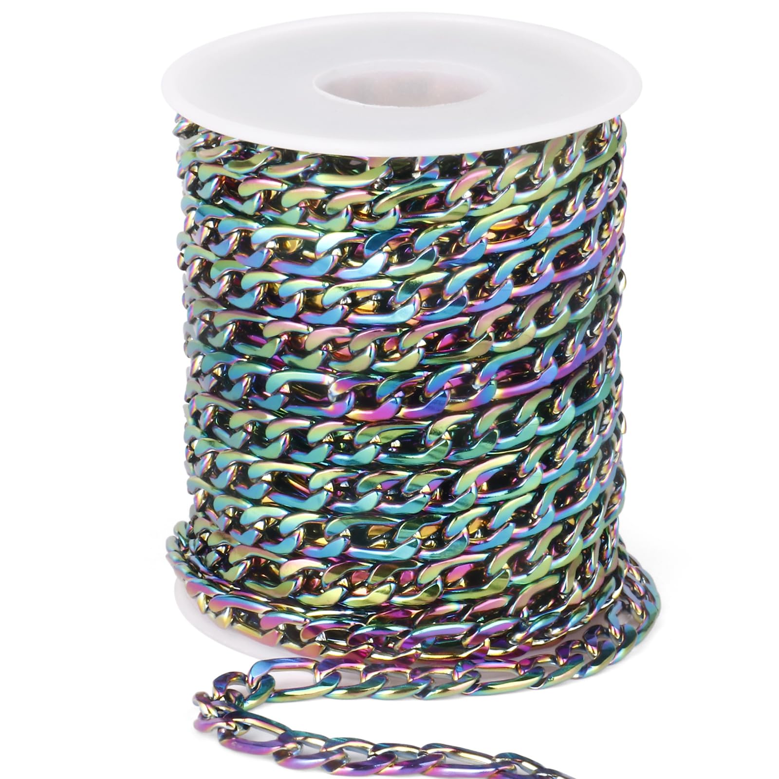Silver Figaro Chains - 33 Feet for Jewelry Making -20