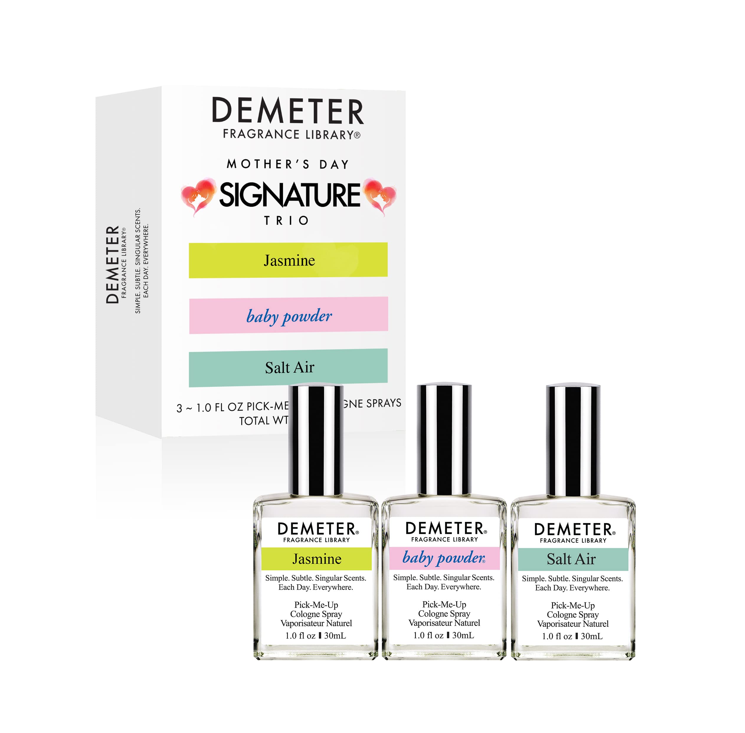 DEMETER Fragrance Library 1 oz Mothers Day Signature Cologne Set