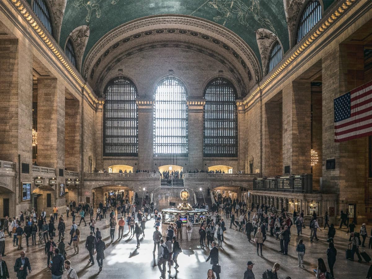 CALVENDO Puzzle EIN Motiv aus dem Kalender New York – Von Brooklyn zur Grand Central Station 1000 Teile Puzzle quer 1000 Pieces 64 x 48 cm from Dock 8