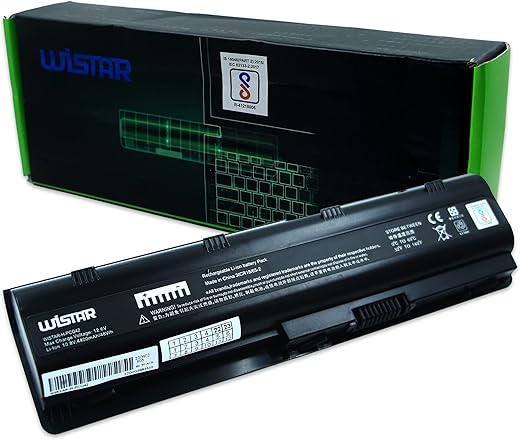 WISTAR Replacement Battery for HP Spare 593553-001, HP Compaq Presario CQ32 CQ42 CQ43, HP Pavilion dm4 g4 g6 g7 DV3-4000 DV5-2000 DV6-3000…