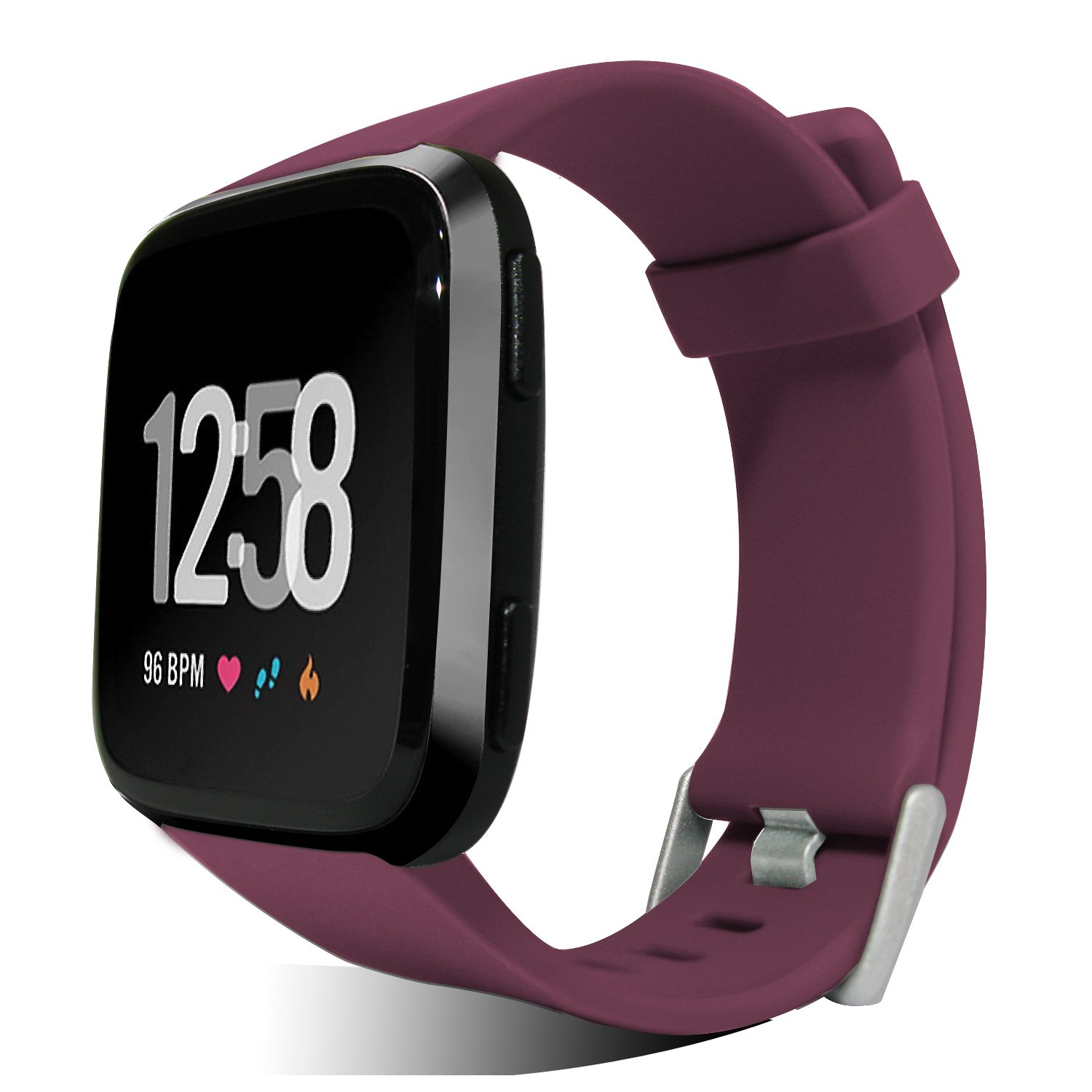 Fitness Tracker Fitbit Versa Small Band Size Kourpar Classic Band