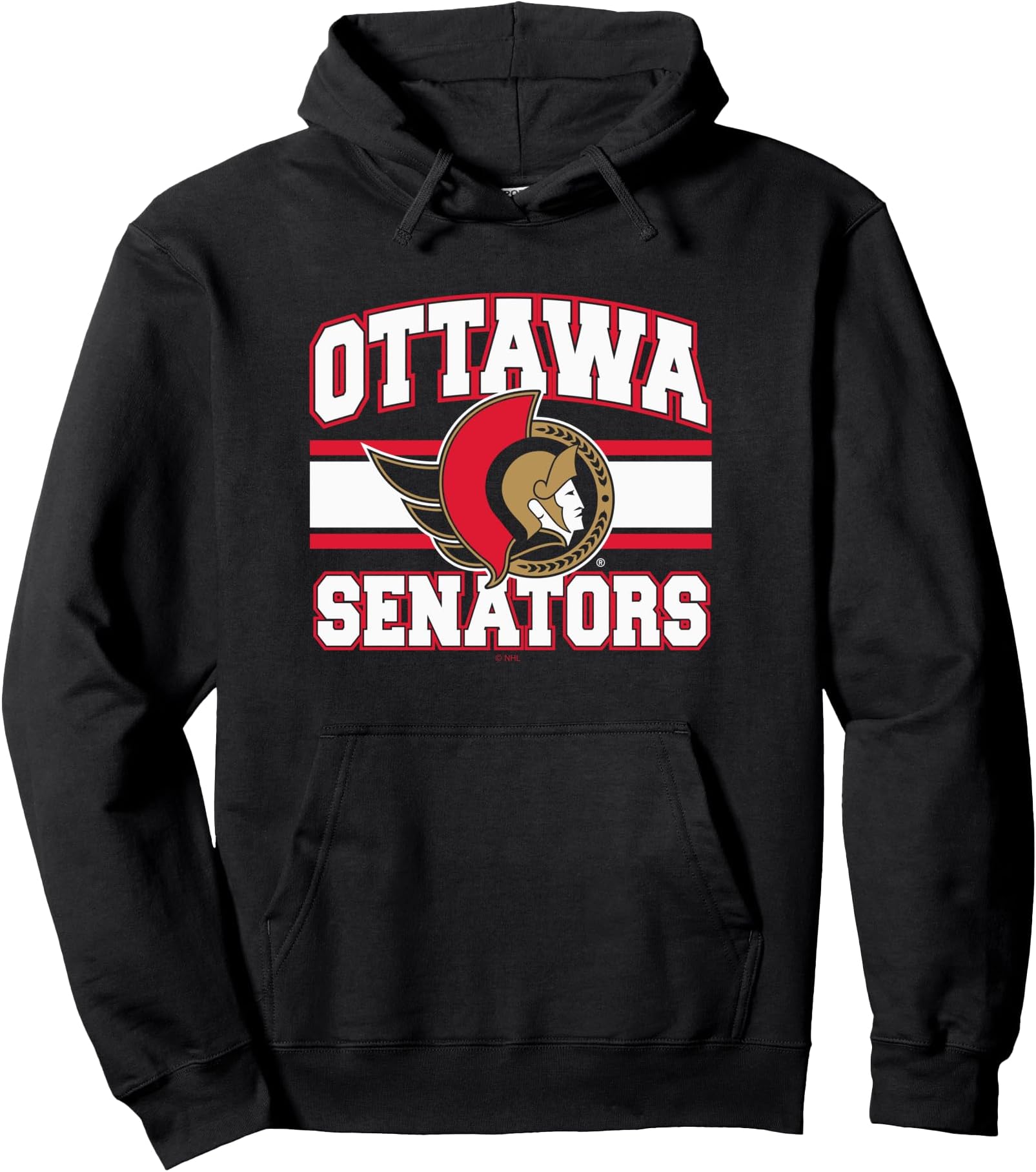 Stripe Black Officially Licensed Pullover Hoodie