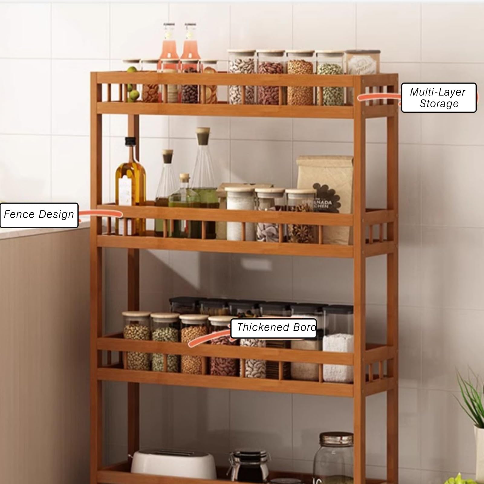 Carrello portaoggetti sottile a 2/3/4 ripiani per bagno, lavanderia e spazi ristretti, con ruote, 50 x 18 x 69 cm, compatto
