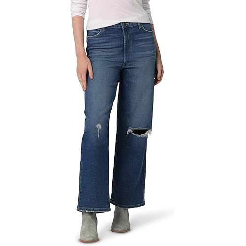 Wrangler Womens High-Rise Loose Fit Jean