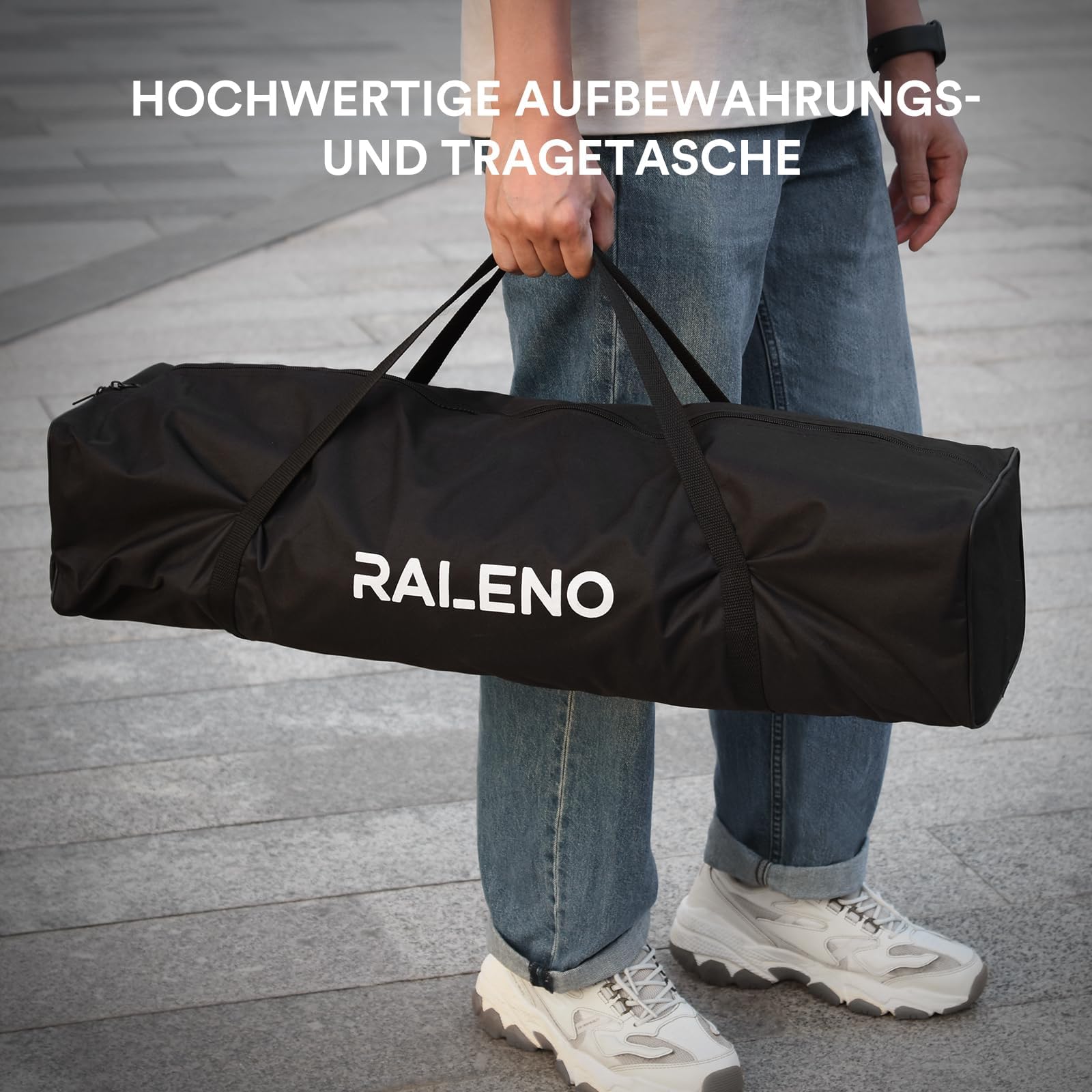 RALENO Softboxen, 2 x 50 W LED Softbox Fotostudio Set, 2 x 50 x 50 cm Fotolicht mit 5500 K Glühbirne und Stativ für Porträtfotografie, Game-Streaming, YouTube-Videofotografie