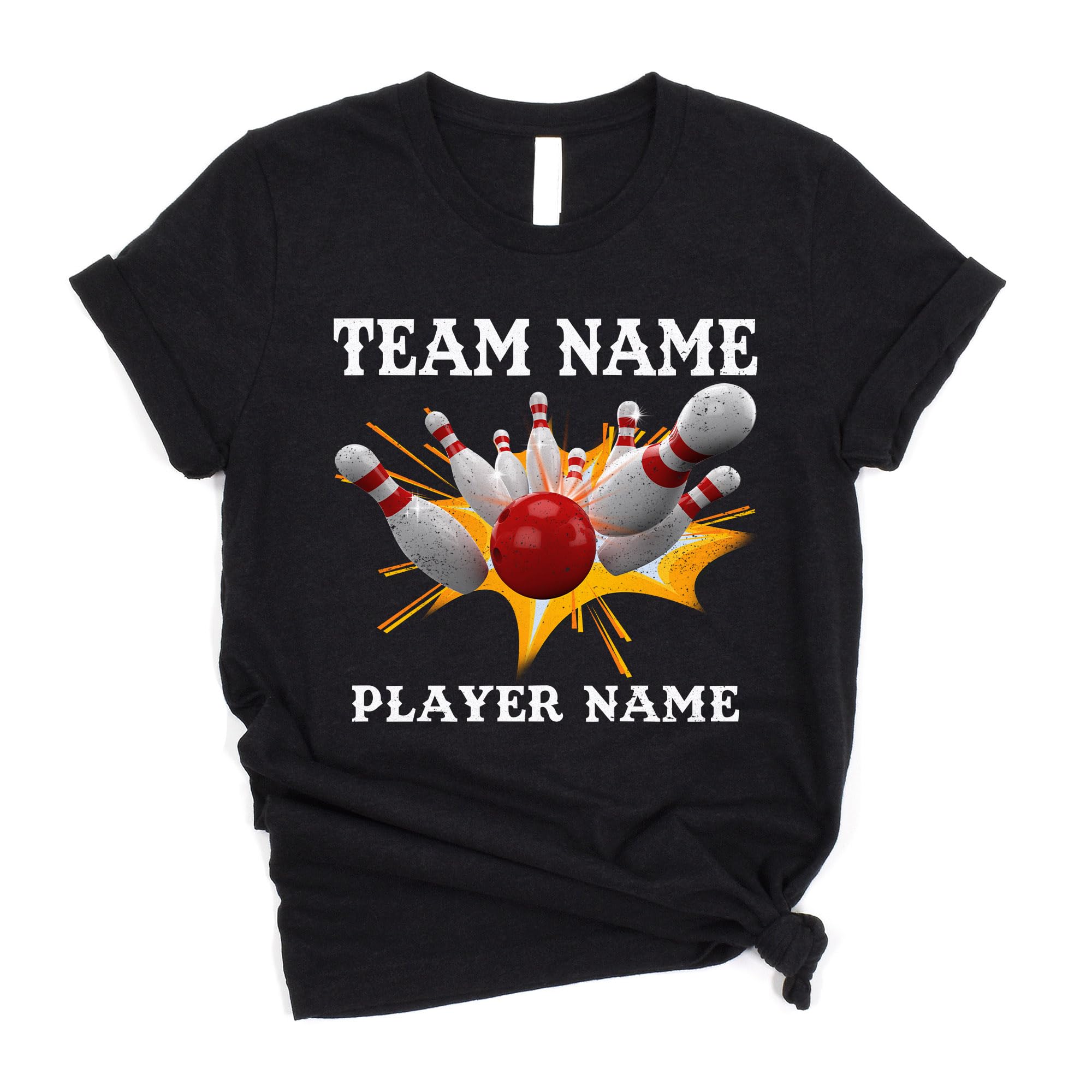 DESTWA Personalized Bowling Shirt with Name – Vintage Team Style, Unisex for Men & Women
